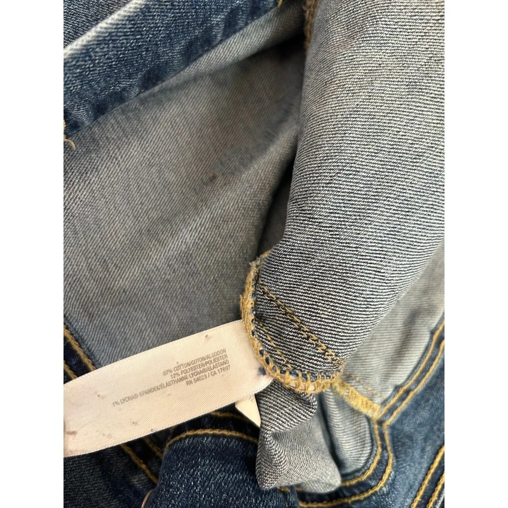 Old Navy Denim Jacket XL Blue Stretch Trucker Women